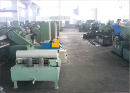 磁輥紙帶過濾機使用在減震器公司叉桿車間無心磨工作現(xiàn)場